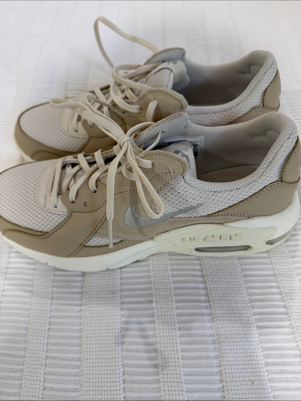 Nike Women’s Air Max Sneakers in Beige and Cream - Picture 6 of 6